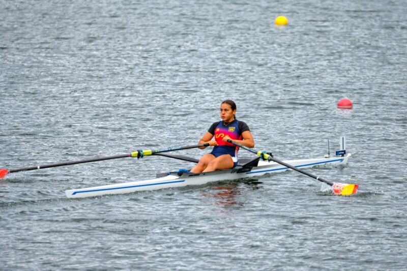 Image for the Tweet beginning: Nuevo bronce para el remo