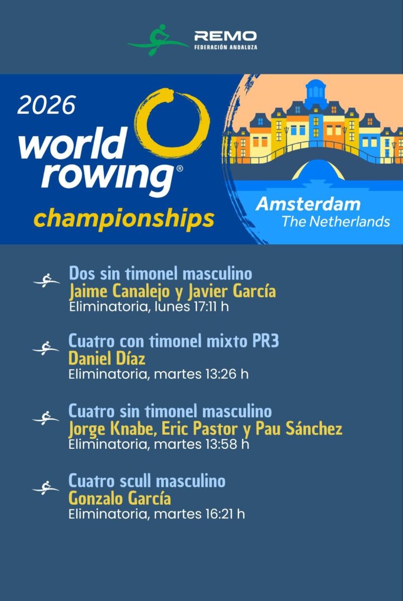 Image for the Tweet beginning: @WorldRowing @fed_esp_remo @CNauticoSevilla @RCLabradores @Guadalquivir86
