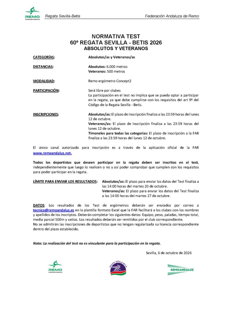 Image for the Tweet beginning: Normativa de los test de